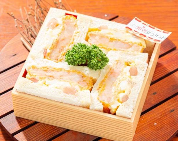 海老好きには堪らない「ぷり海老カツサンド（890円／税込）」